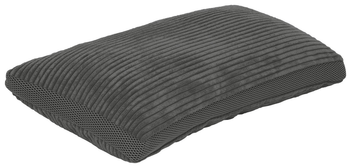 KOPFKISSEN        80/10/40 cm  - Dunkelgrau, Basics, Textil (80/10/40cm) - Boxxx