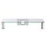 TV-AUFSATZ Glas, Metall Klar, Silberfarben - Klar/Silberfarben, KONVENTIONELL, Glas/Metall (62/10/25cm) TV-AUFSATZ Glas, Metall Klar, Silberfarben - Klar/Silberfarben, KONVENTIONELL, Glas/Metall (62/10/25cm)