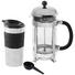 KAFFEEBEREITER-SET - Chromfarben/Transparent, Design, Glas/Kunststoff (1 + 0,35l) - Bodum KAFFEEBEREITER-SET - Chromfarben/Transparent, Design, Glas/Kunststoff (1 + 0,35l) - Bodum