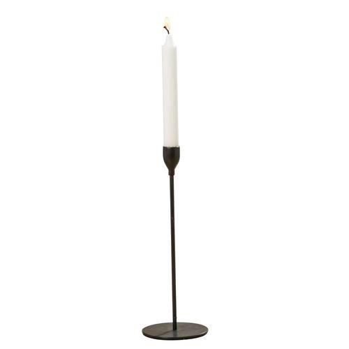 STOJAN NA SVIEČKU  kov - čierna, Basics, kov (10/23cm)