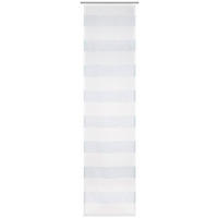 FLÄCHENVORHANG   halbtransparent  60/245 cm   - Blau/Weiß, Basics, Textil (60/245cm) - Novel