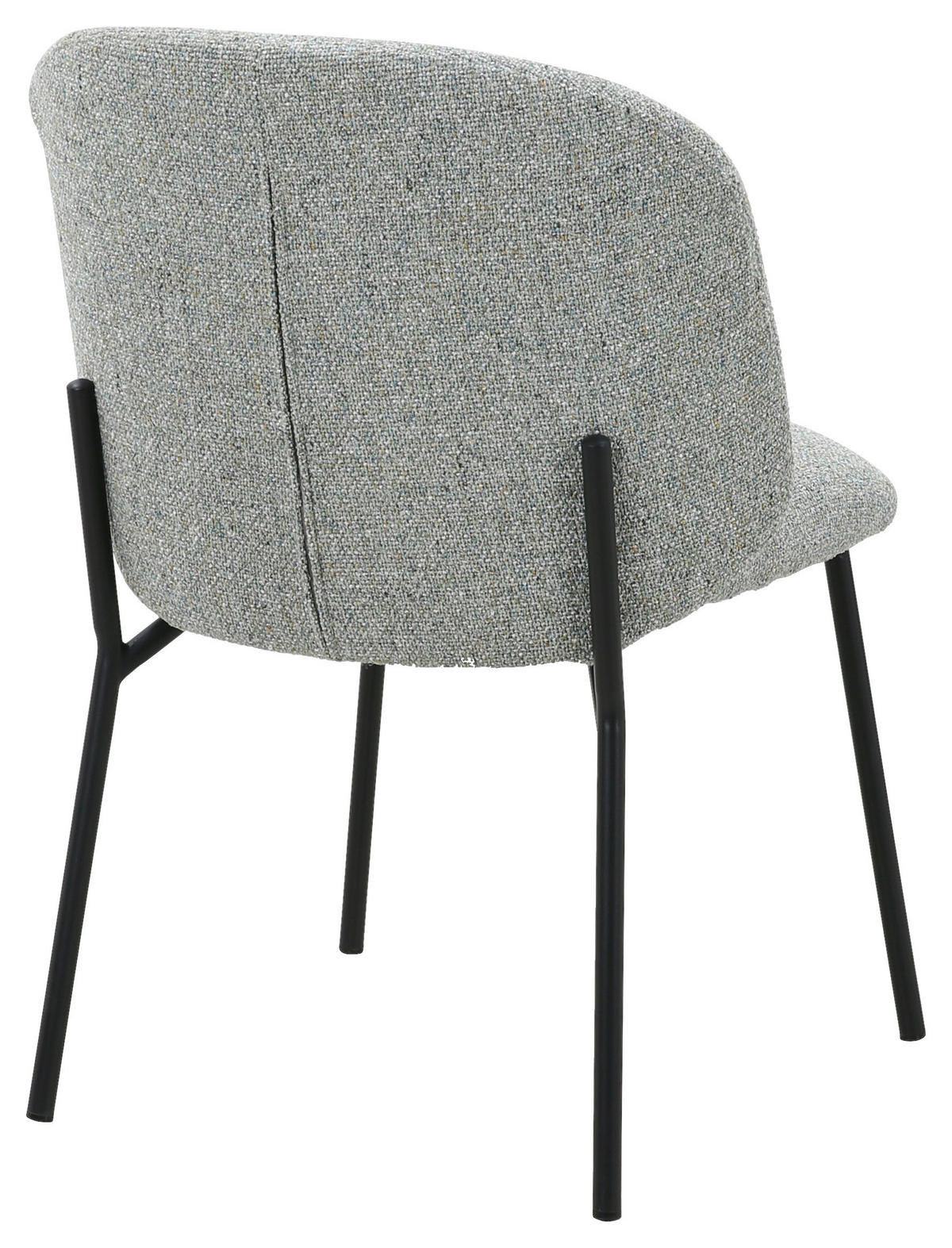 STOL   vävt tyg  - grågrön/svart, Modern, metall/textil (48/79/59cm) - Carryhome