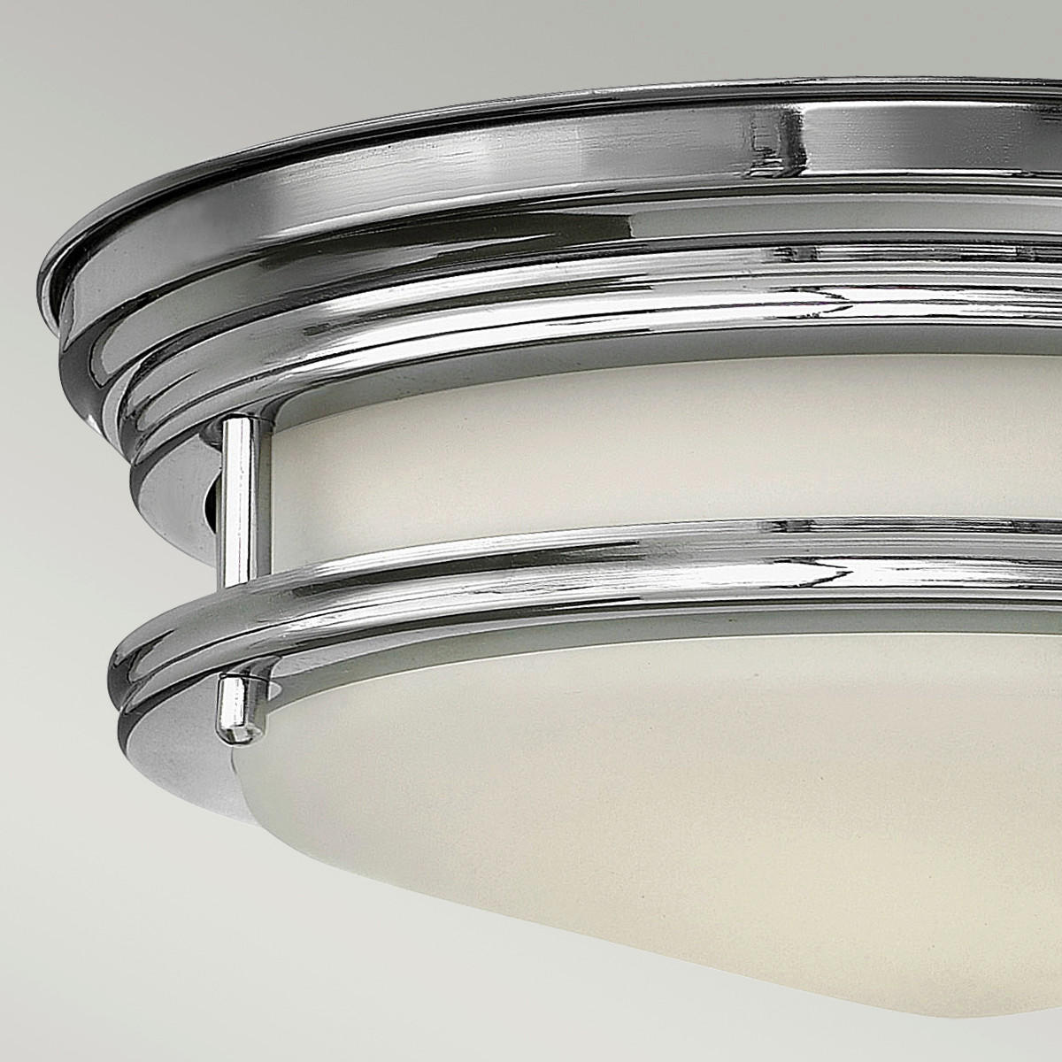 DECKENLEUCHTE  30.5/12.1 cm    - Chromfarben, Lifestyle, Glas/Metall (30.5/12.1cm) - Elstead Lighting