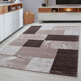 FLACHWEBETEPPICH 140/200 cm Parma Braun  - Braun, Design, Textil (140/200cm) - Novel