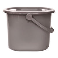 WINDELEIMER 36.5/32/28 cm CHALK BROWN  - Graubraun, Basics, Kunststoff (36.5/32/28cm) - Bebe Jou