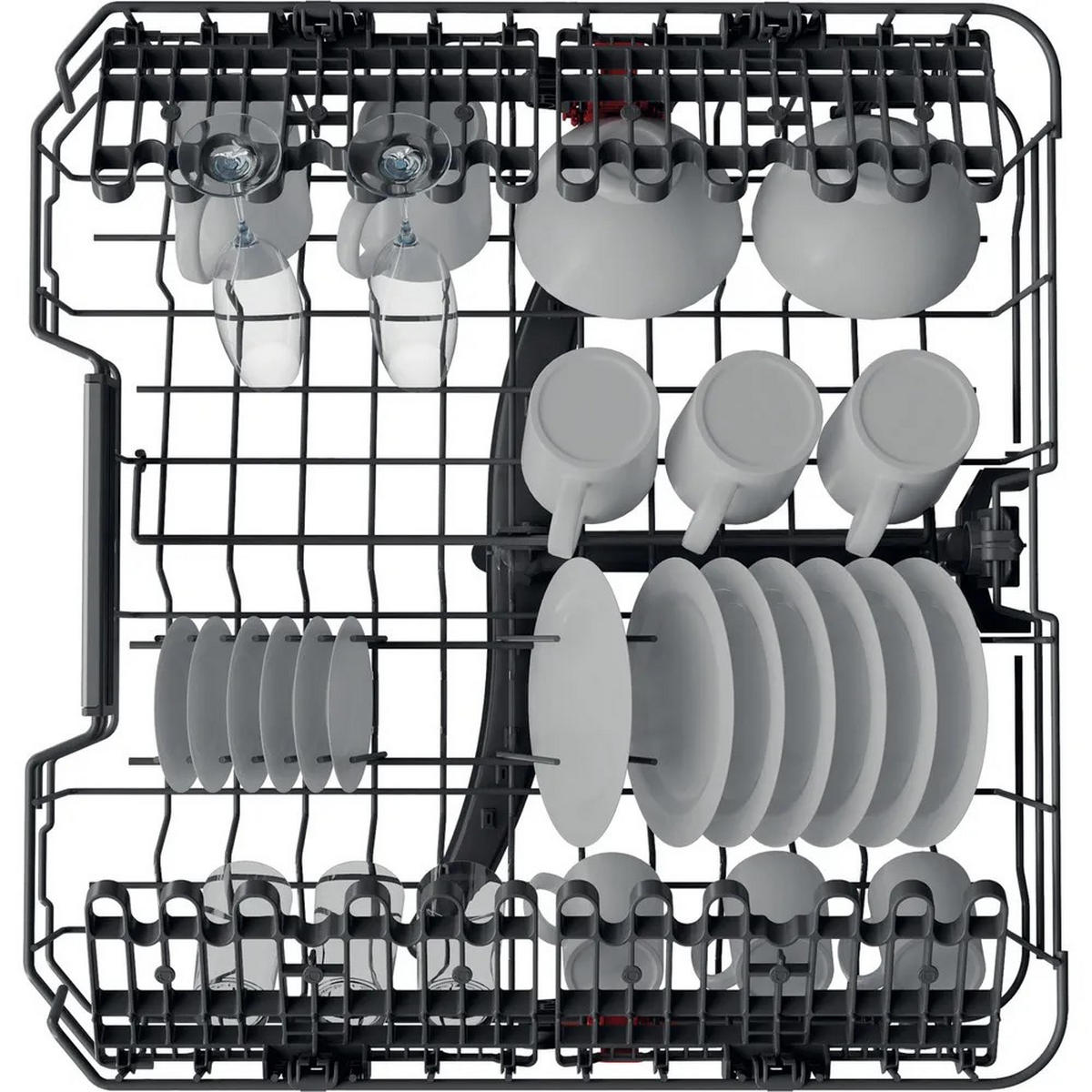 GESCHIRRSPÜLER BCIO3T133PFETC  - Schwarz, Basics, Metall (59,8/82/55,5cm) - Bauknecht