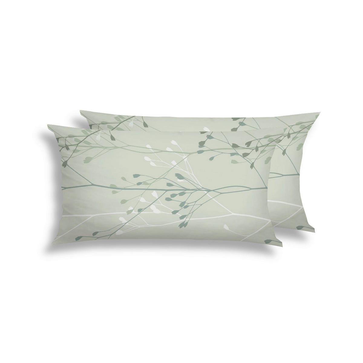 KOPFPOLSTERBEZUG 40/80 cm  - Salbeigrün, Design, Textil (40/80cm) - Florella