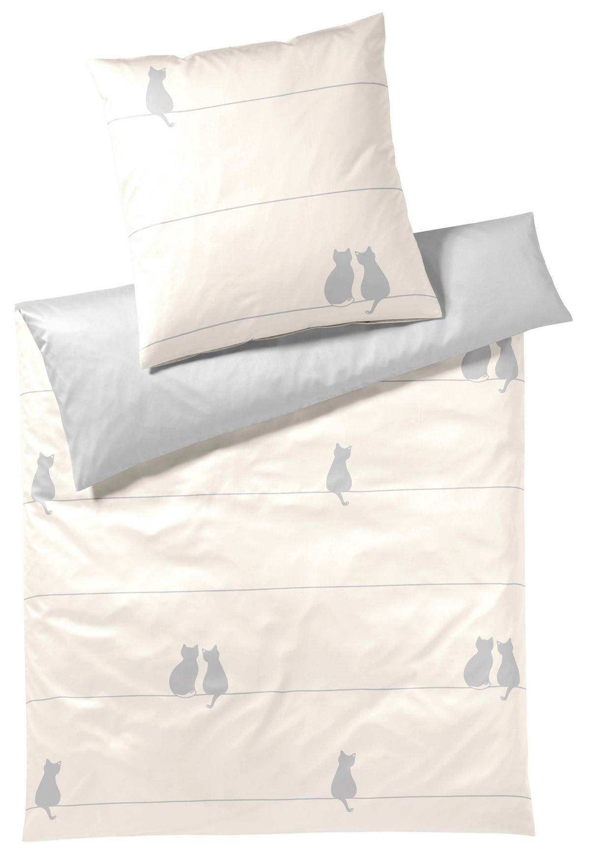 POSTELJINA 140/200 cm  YOU&ME  - krem, Konvencionalno, tekstil (140/200cm) - Elegante