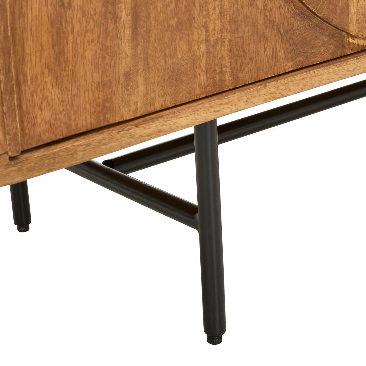 SIDEBOARD  in 175/80/40 cm  - Grau/Honig, KONVENTIONELL, Holz/Metall (175/80/40cm) - Livetastic