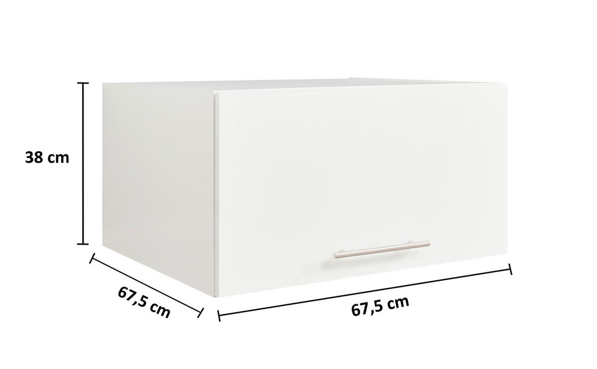 SZEKRÉNYRÁTÉT  - ezüstszínű/fehér, Design, faalapú anyag/fém (67,5/38/67,5cm) - Xora