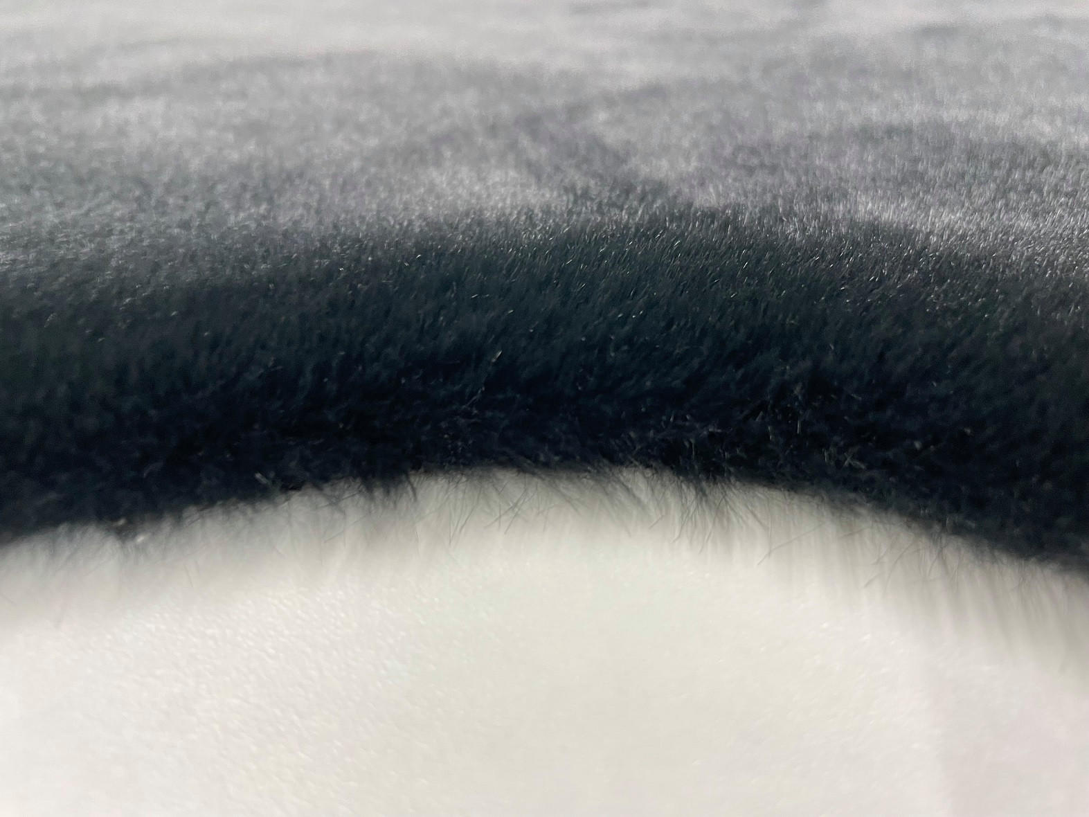 KUNSTFELL 60/90 cm Schwarz  - Schwarz, KONVENTIONELL, Textil (60/90cm) - Novel