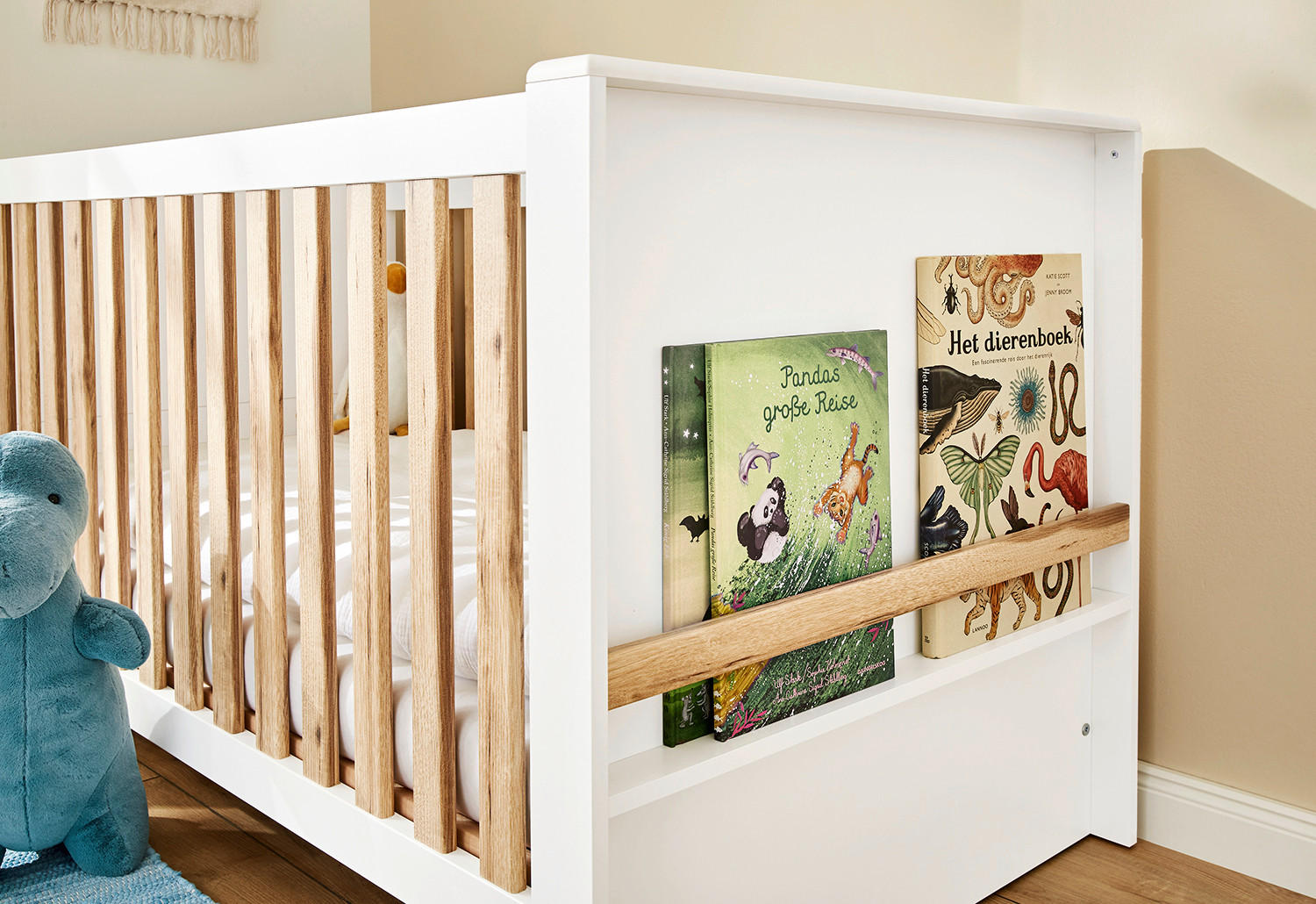 BABYZIMMER LOVA  - Eichefarben/Weiß, Basics, Holz - Pinolino