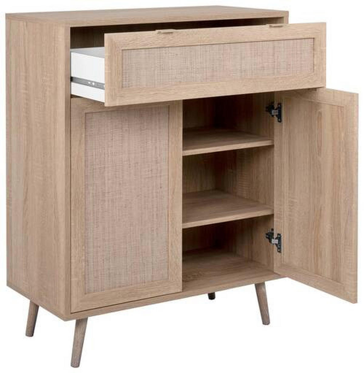 SCHUHSCHRANK  in 80/102/35 cm  - Eichefarben/Sonoma Eiche, Basics, Holz/Holzwerkstoff (80/102/35cm) - MID.YOU