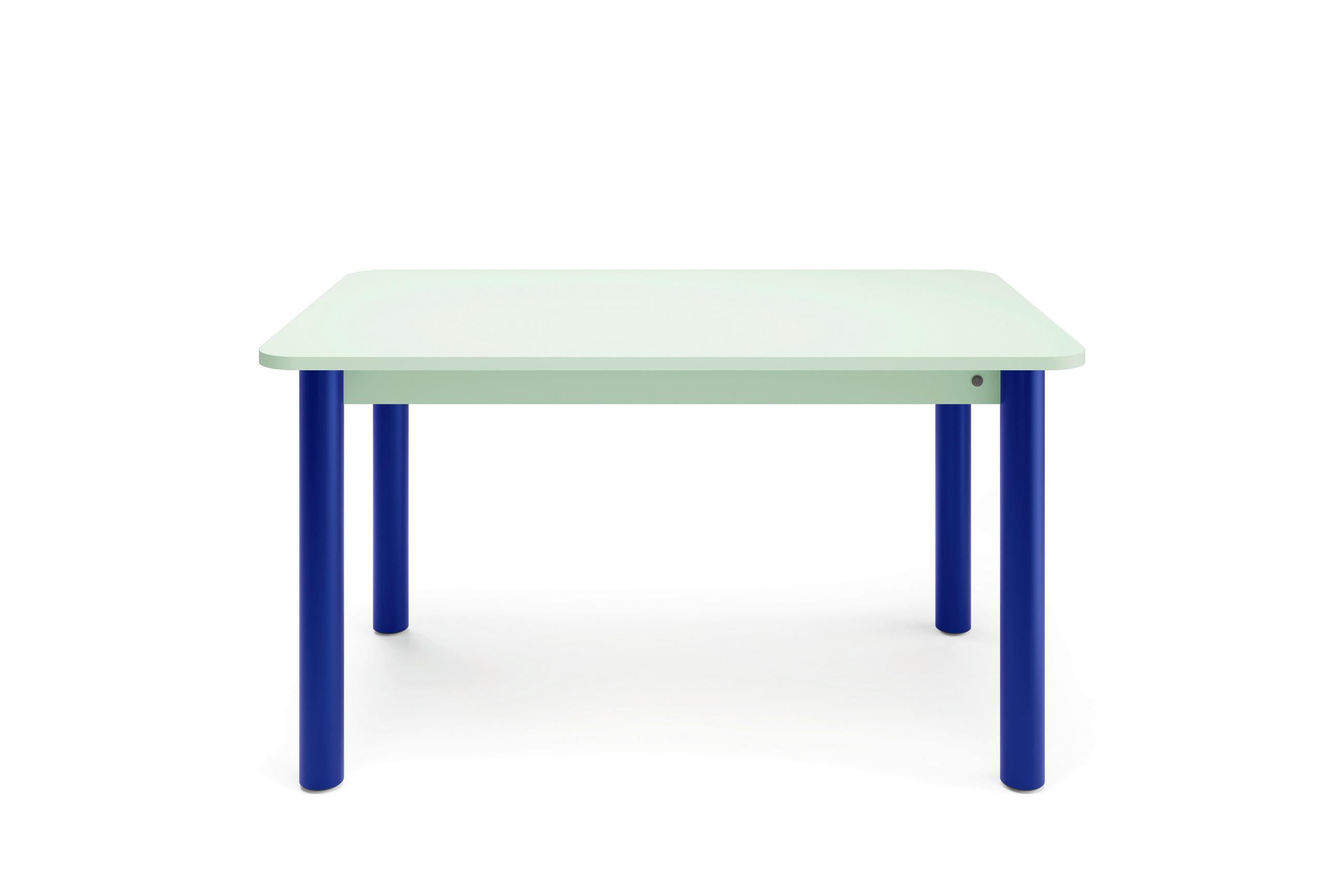 ESSTISCH in Metall, Holzwerkstoff 140/90/76 cm   - Blau/Salbeigrün, Natur, Holzwerkstoff/Metall (140/90/76cm) - Tom Tailor