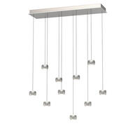 LED-HÄNGELEUCHTE 110/31/180 cm  - Nickelfarben, Basics, Metall (110/31/180cm)
