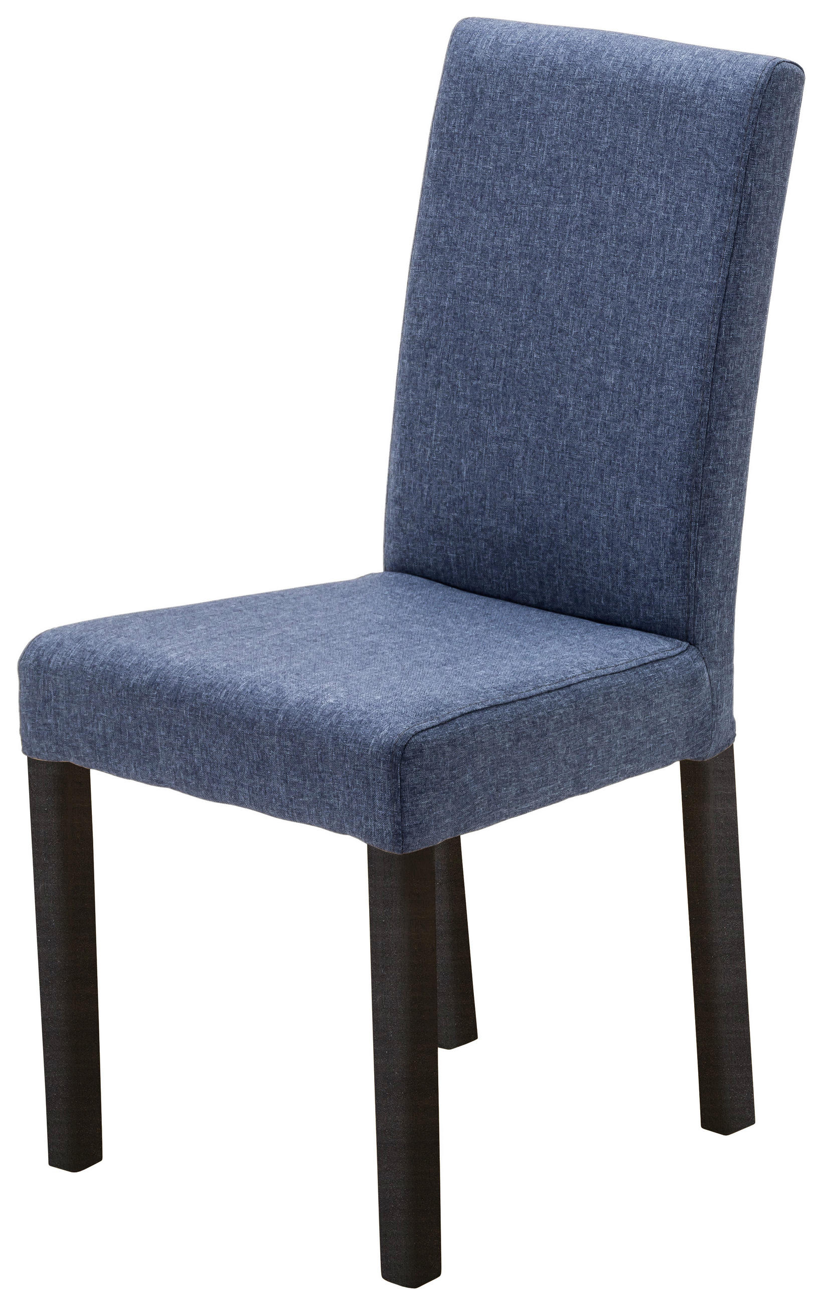 STUHL  Beinauswahl, Stoffauswahl, mit Griff Webstoff  Blau, Buche Kolonial  - Blau/Buche Kolonial, KONVENTIONELL, Holz/Textil (44/92/57cm) - Carryhome