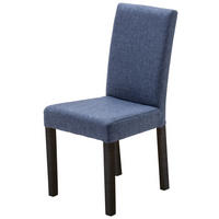 STUHL  Beinauswahl, Stoffauswahl, mit Griff Webstoff  Blau, Buche Kolonial  - Blau/Buche Kolonial, KONVENTIONELL, Holz/Textil (44/92/57cm) - Carryhome