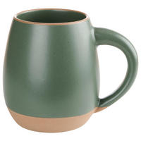 KAFFEEBECHER Dipped  520 ml   - Grün, Trend, Keramik (7,5/10,9cm) - Landscape