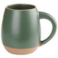 KAFFEEBECHER Dipped  520 ml   - Grün, Trend, Keramik (7,5/10,9cm) - Landscape