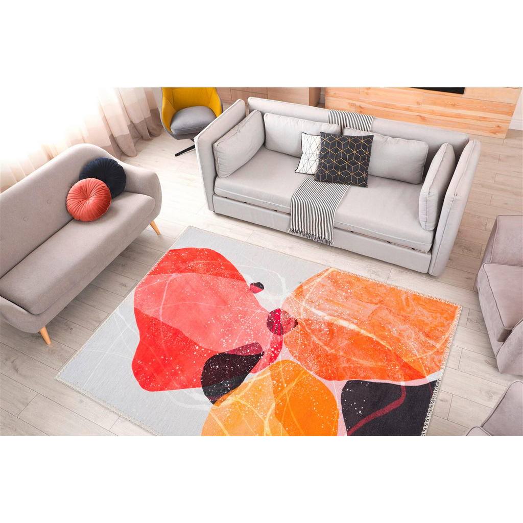 Thumbnail - Xxxl Flachwebeteppich Picassa 100 Multi, Mehrfarbig, Textil, Abstraktes, rechteckig, 200x290 cm, pflegeleicht, Teppiche ...