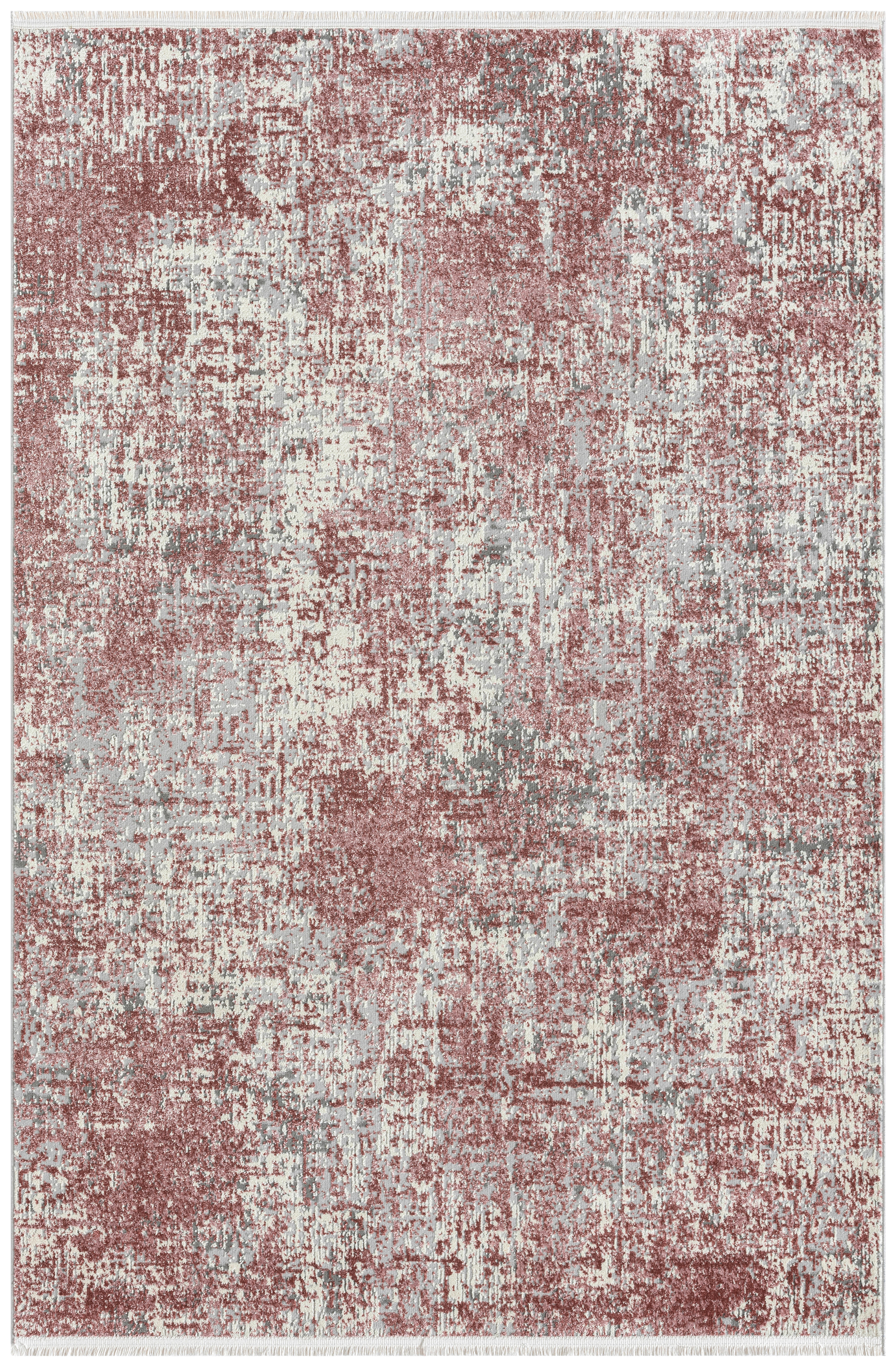 WEBTEPPICH 80/150 cm  - Hellgrau/Rosa, Design, Textil (80/150cm) - Novel