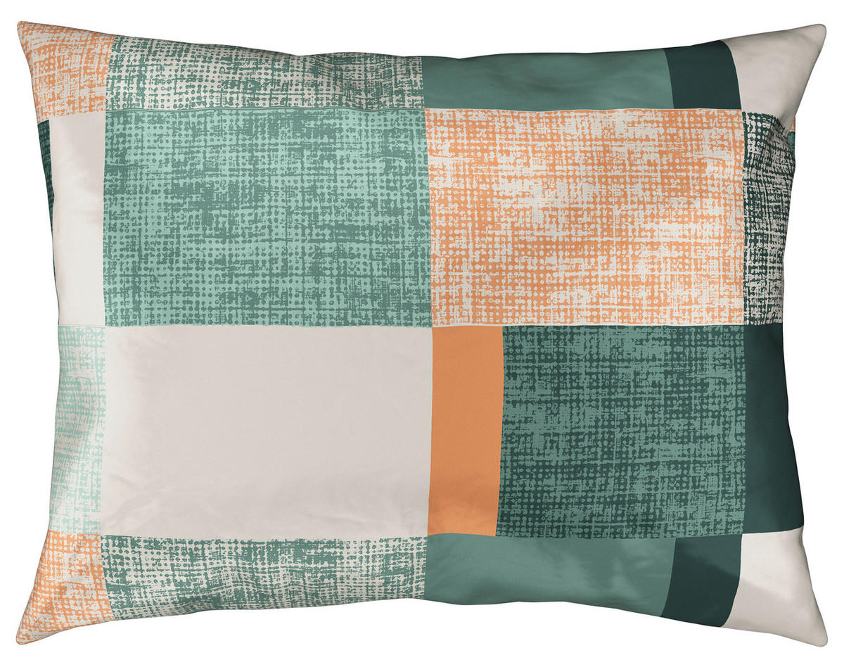 BETTWÄSCHE CUBY Satin 140/200 cm  - Grün, KONVENTIONELL, Textil (140/200cm) - Esposa
