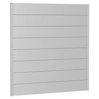 SICHTSCHUTZ - Silberfarben, Basics, Metall (180/182/4,4cm) - Biohort