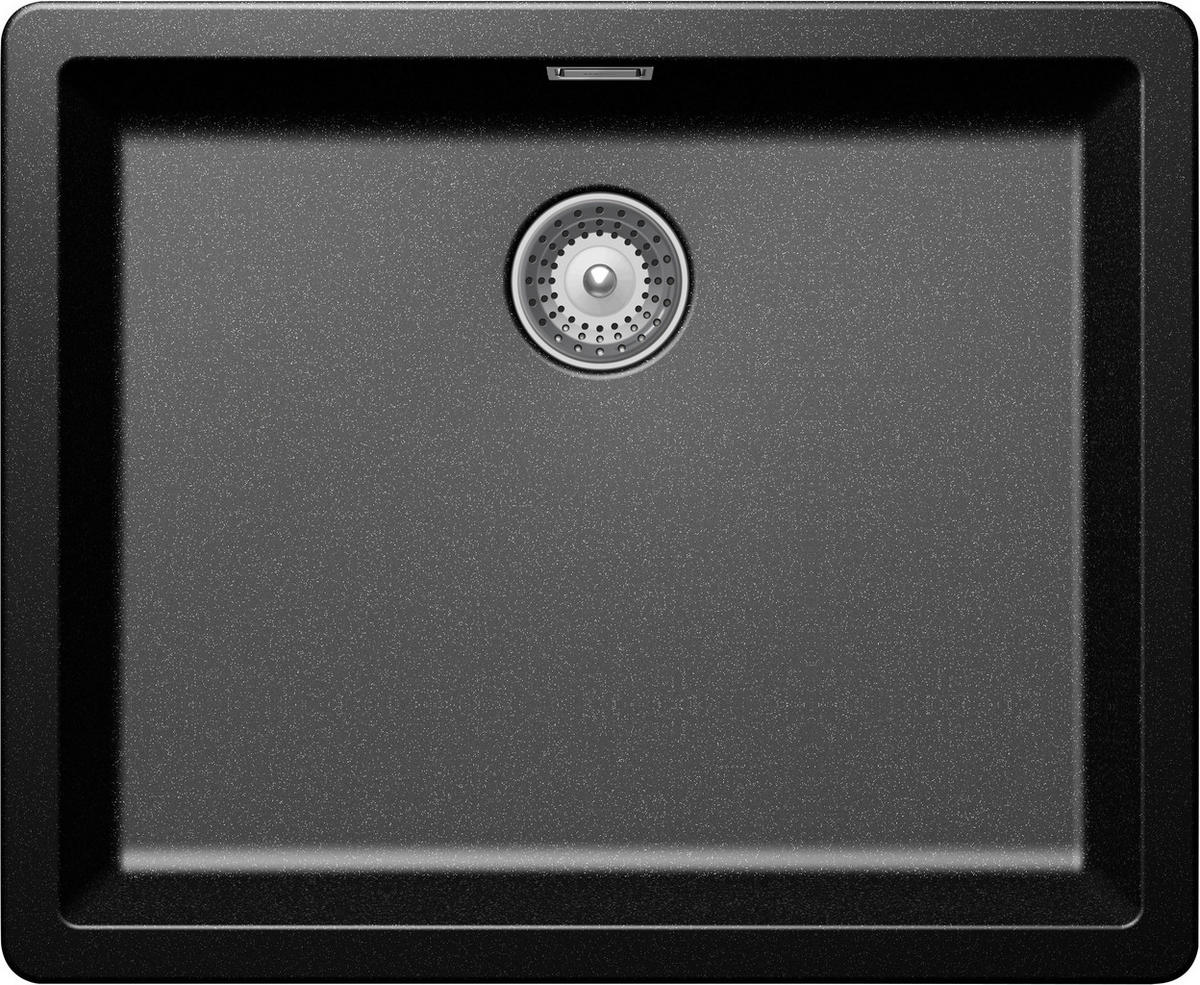 SPÜLE GREN100LAMAG  - Dunkelgrau, Basics, Stein (55,6/45,6cm) - Schock