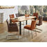 STUHL Edelstahlfarben, Hellbraun - Hellbraun/Edelstahlfarben, Design, Textil/Metall (48/90,5/63cm) - Dieter Knoll