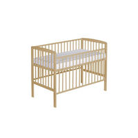 BEISTELLBETT Micky Plus 124/65/97 cm  - Buchefarben, Basics, Holz/Holzwerkstoff (124/65/97cm) - Schardt