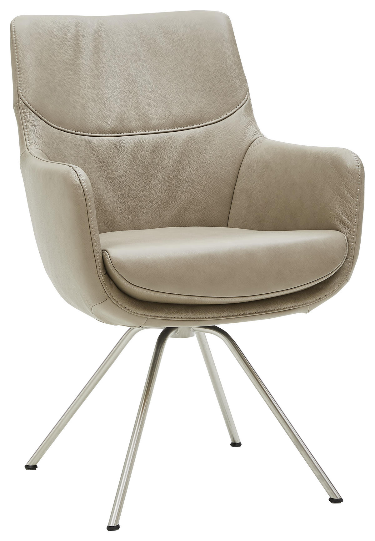 DIETER KNOLL Armlehnstuhl (drehbar) in Taupe
