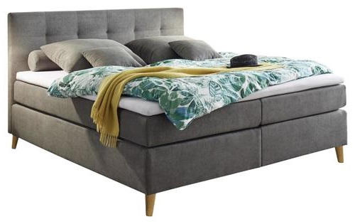 MID.YOU BOXSPRINGOVÁ POSTEĽ, 180/200 cm, bahenná hnedá