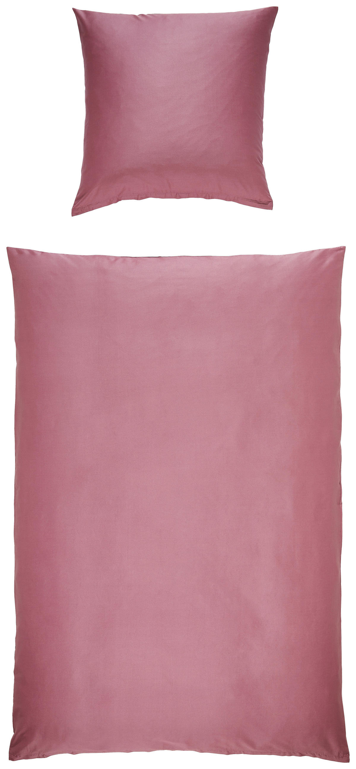 BETTWÄSCHE Satin 155/220 cm  - Pink, KONVENTIONELL, Textil (155/220cm) - Bio:Vio