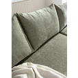 ECKSOFA Olivgrün Flachgewebe  - Buchefarben/Olivgrün, KONVENTIONELL, Holz/Textil (230/144cm) - Carryhome