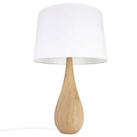 TISCHLEUCHTE Vase 40/64 cm  - Eichefarben, Natur, Holz (40/64cm)