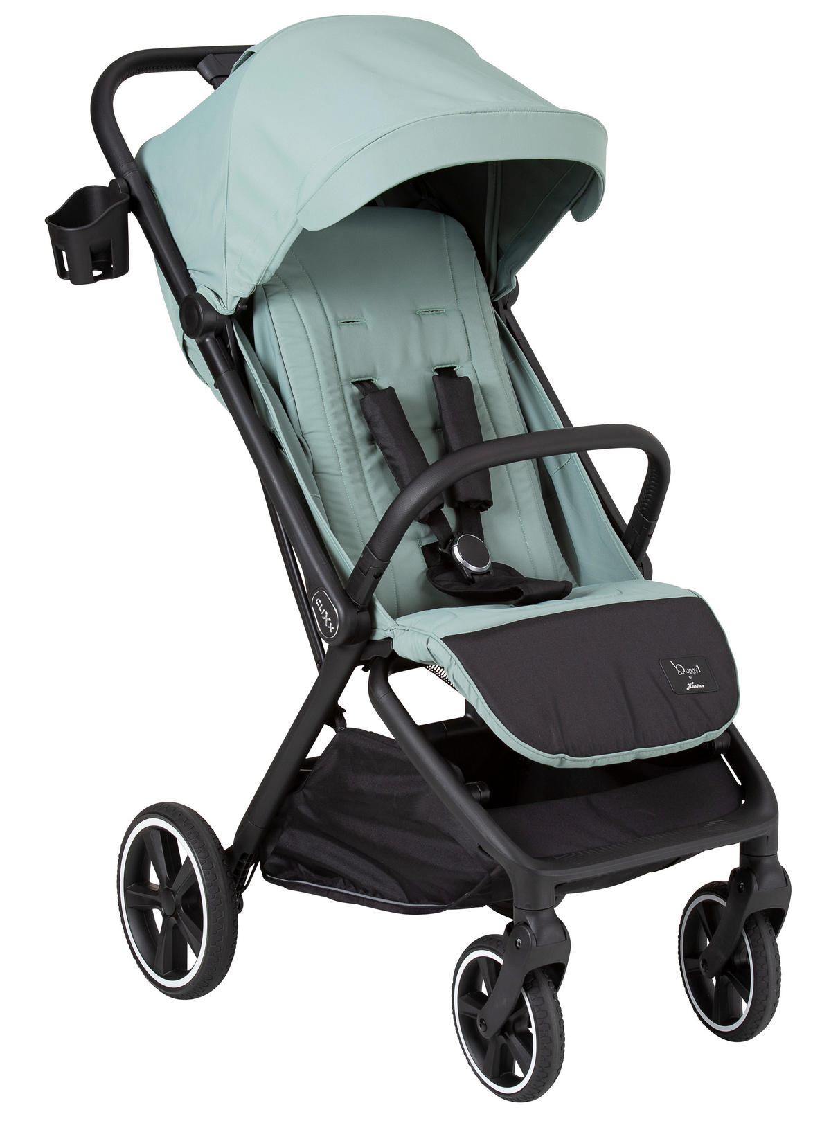 BUGGY Clixx  - Schwarz/Mintgrün, Basics, Textil/Metall (84/52/106cm) - Hartan