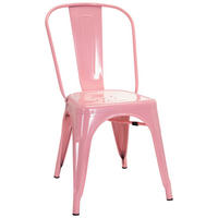 STOL, kovina roza  - roza, Basics, kovina (44/84/54cm) - MID.YOU