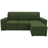 ECKSOFA Looks X Grün Webstoff  - Schwarz/Grün, Design, Kunststoff/Textil (222/150/88cm) - LOOKS by W.Joop