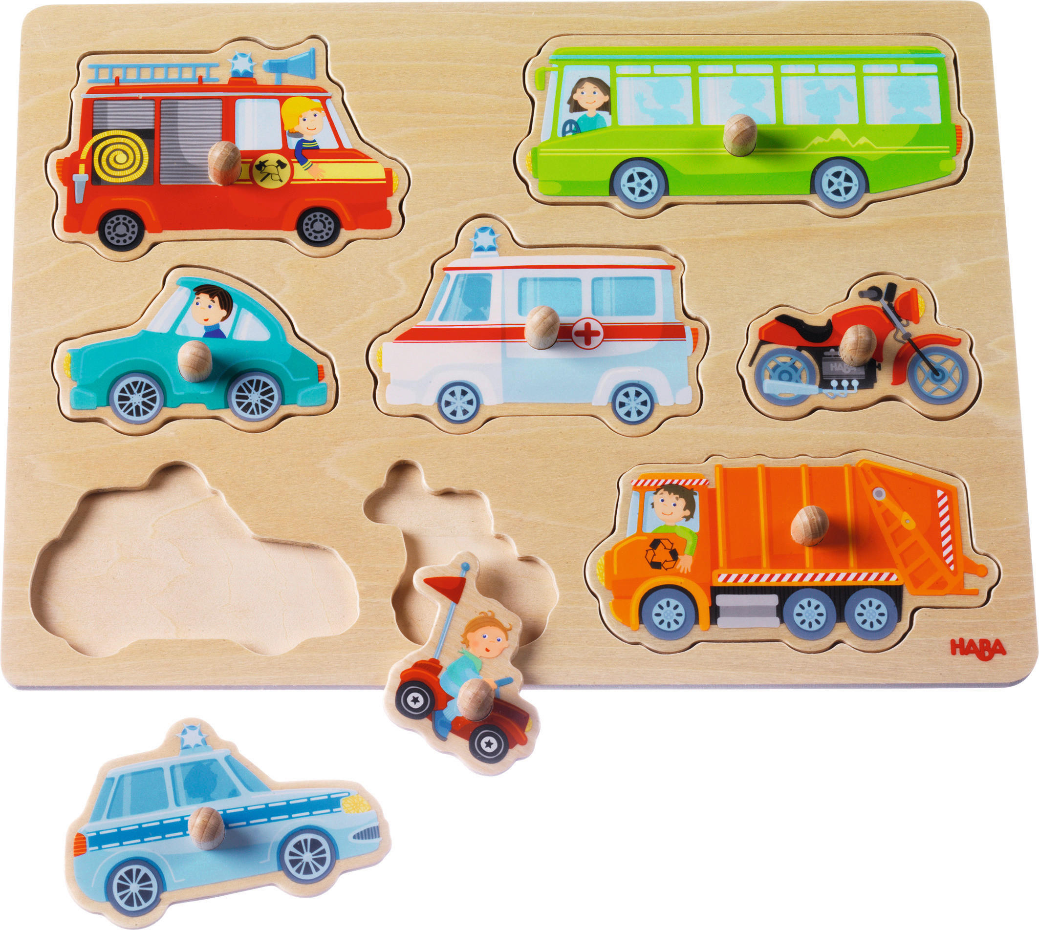 GREIFPUZZLE - Multicolor, Basics, Holzwerkstoff (30/21cm) - Haba