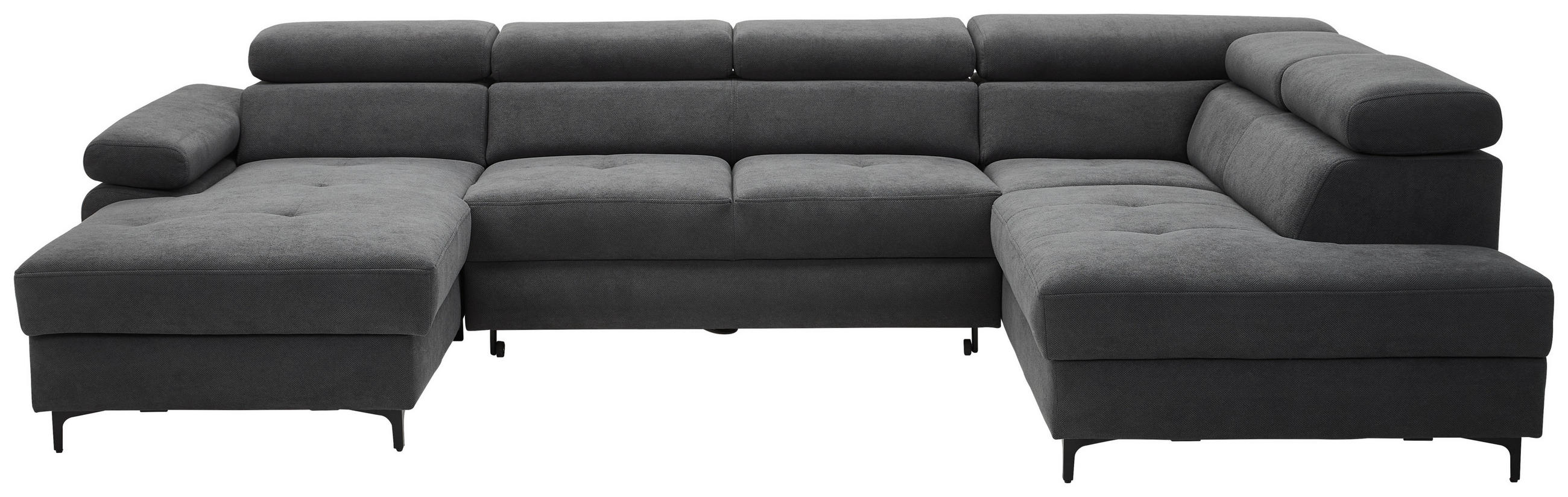 Stylife SEDACÍ SOUPRAVA, textil, barvy grafitu