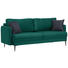 SOFA in Textil Dunkelgrün - Dunkelgrün/Anthrazit, MODERN, Textil (200/72/85/88cm) - Carryhome SOFA in Textil Dunkelgrün - Dunkelgrün/Anthrazit, MODERN, Textil (200/72/85/88cm) - Carryhome