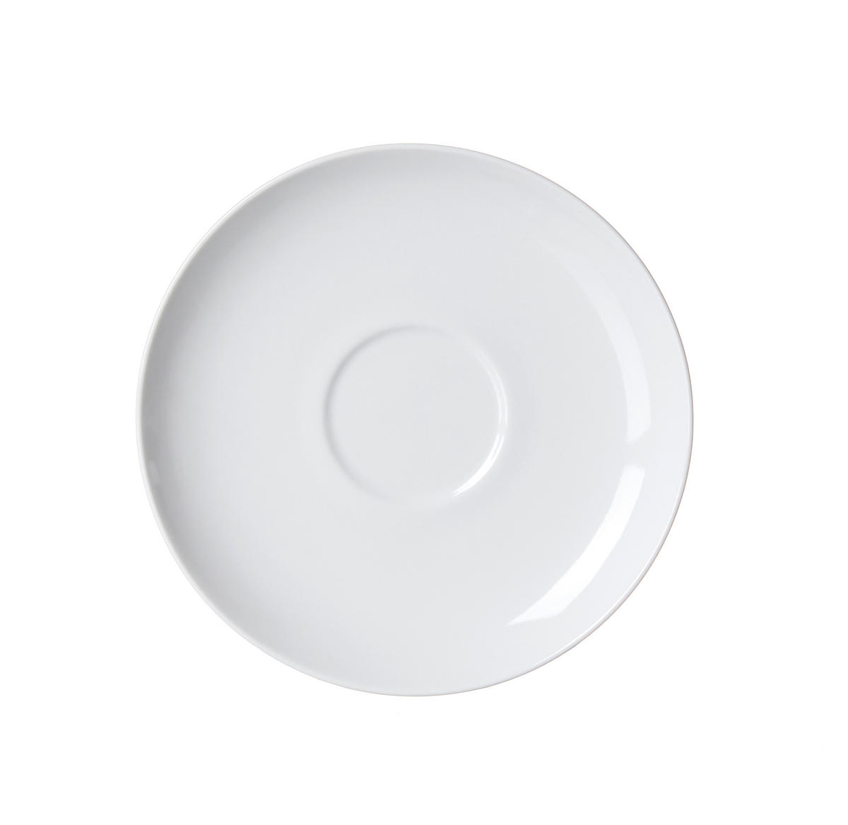 TANJURIĆ ZA ŠALICU     - bijela/krem, Basics, keramika (15cm) - Ritzenhoff Breker