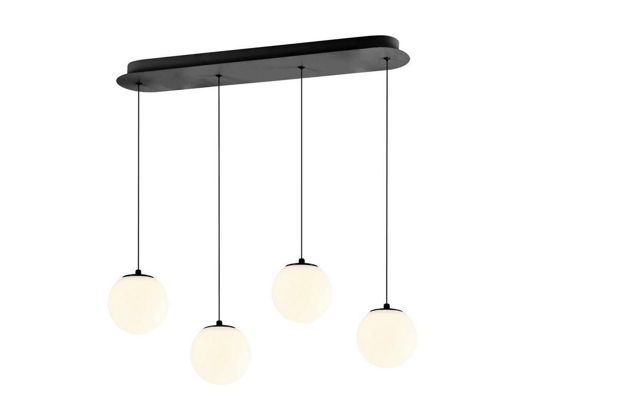 LUSTER       - bela/crna, Osnovno, staklo/metal (60/120cm)