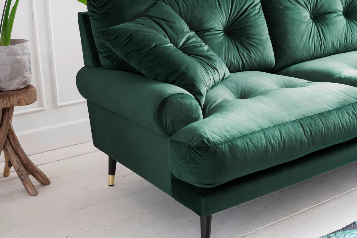 ECKSOFA Eckteil  TOKIO-2S.REC Grün  - Grün, MODERN, Holz/Textil (275/157cm) - MID.YOU