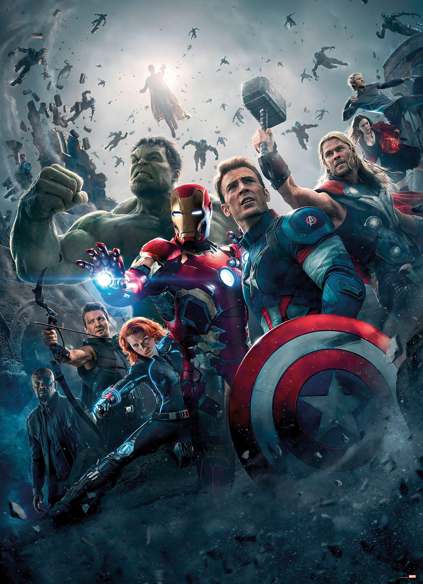 FOTOTAPETE Marvel  - Multicolor, Basics (184/254cm) - Xora