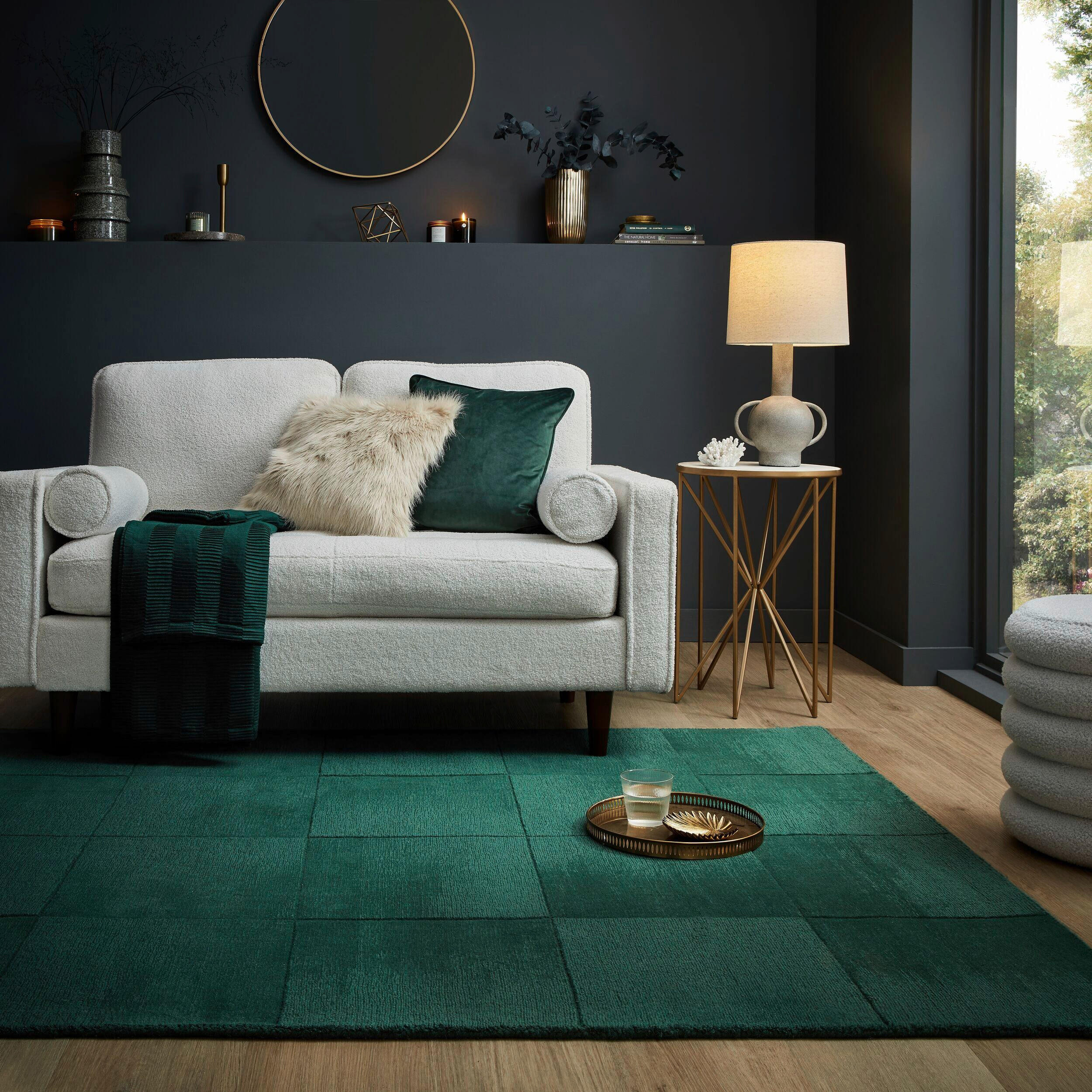 WOLLTEPPICH 120/170 cm Demi Grün  - Grün, Basics, Textil (120/170cm) - Xora
