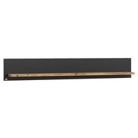 WANDBOARD Graphitfarben, Eiche Artisan  - Graphitfarben/Eiche Artisan, Design, Holzwerkstoff (180/27/20cm) - SetOne by Musterring