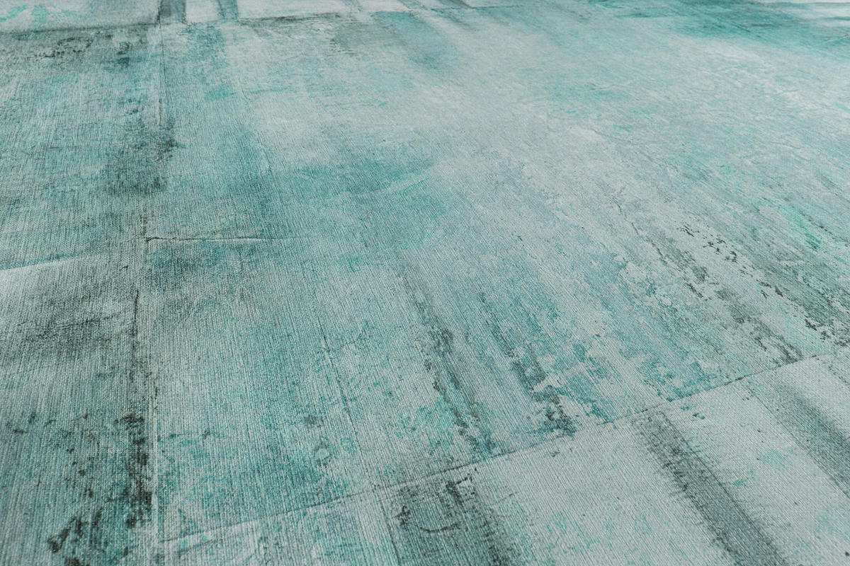FLACHWEBETEPPICH  Wohnzimmer 70/120 cm Maui Türkis, Pastellblau rechteckig  - Türkis/Pastellblau, KONVENTIONELL, Textil (70/120cm) - Esprit
