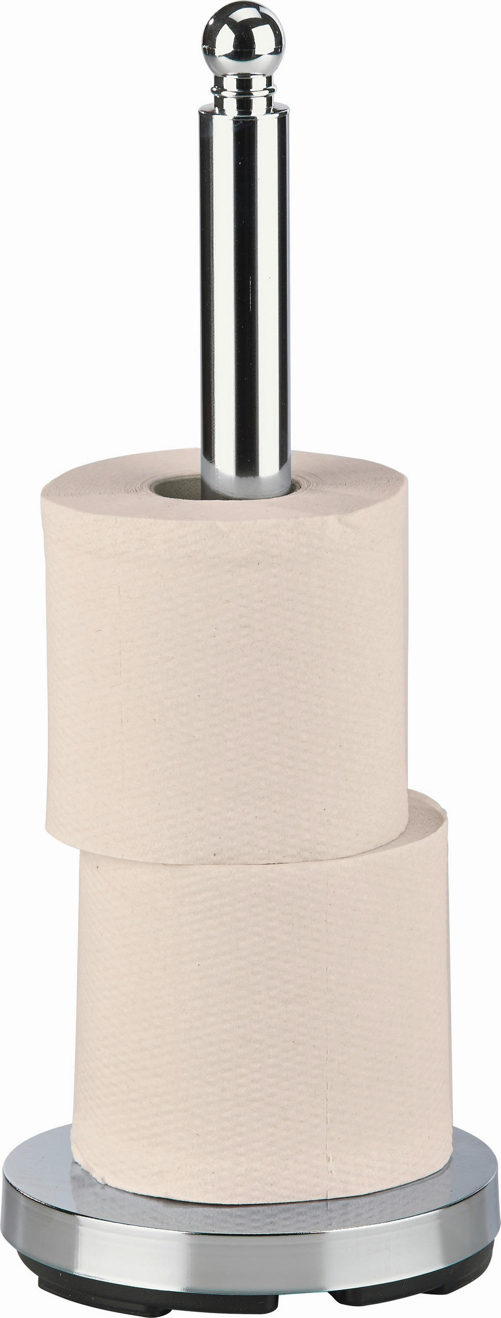 TOILETTENPAPIERHALTER - Edelstahlfarben, Basics, Kunststoff (17,2/3/30,5cm) - Wenko