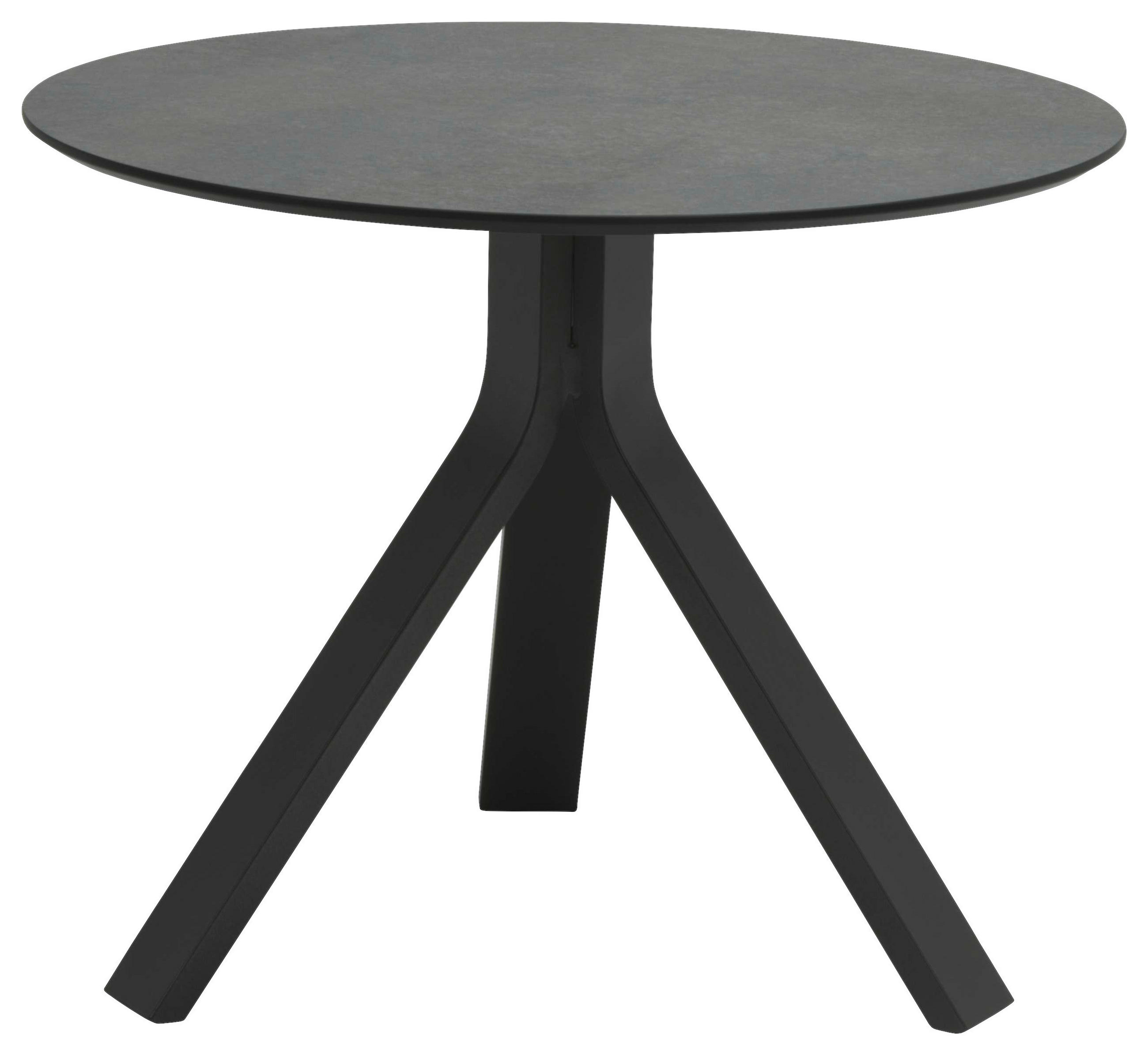 GARTENBEISTELLTISCH 60/60/48 cm Metall, Kunststoff  - Anthrazit/Grau, Design, Kunststoff/Metall (60/60/48cm) - Stern